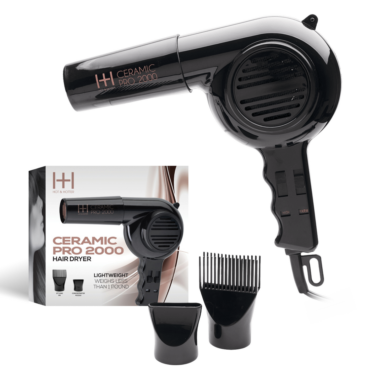HOT AND HOTTER CERAMIC DRYER 2000