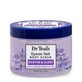 DR TEAL'S EPSOM SALT BODY SCRUB SOOTHE & SLEEP WITH LAVENDER ESSENTIAL OILS