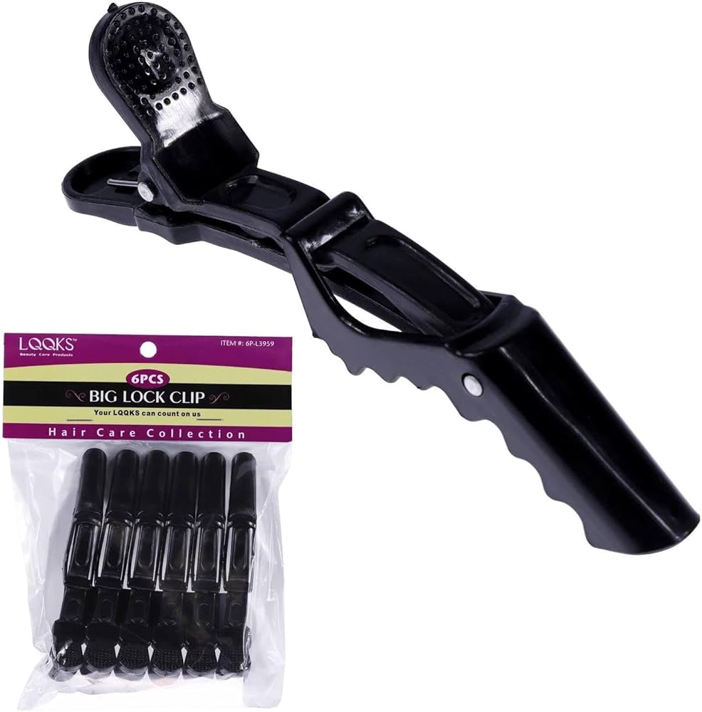 LOOKS BIG LOCK CLIP BLACK